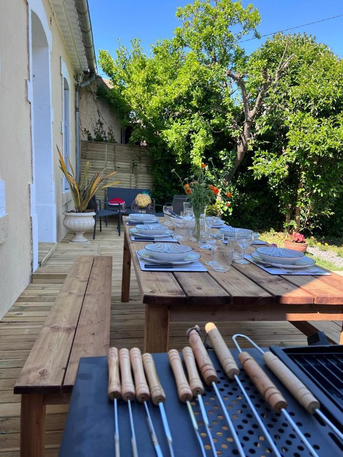 Charmante Maison Climatisee Avec Piscine Au Calme A Carcassonne Eksteriør bilde