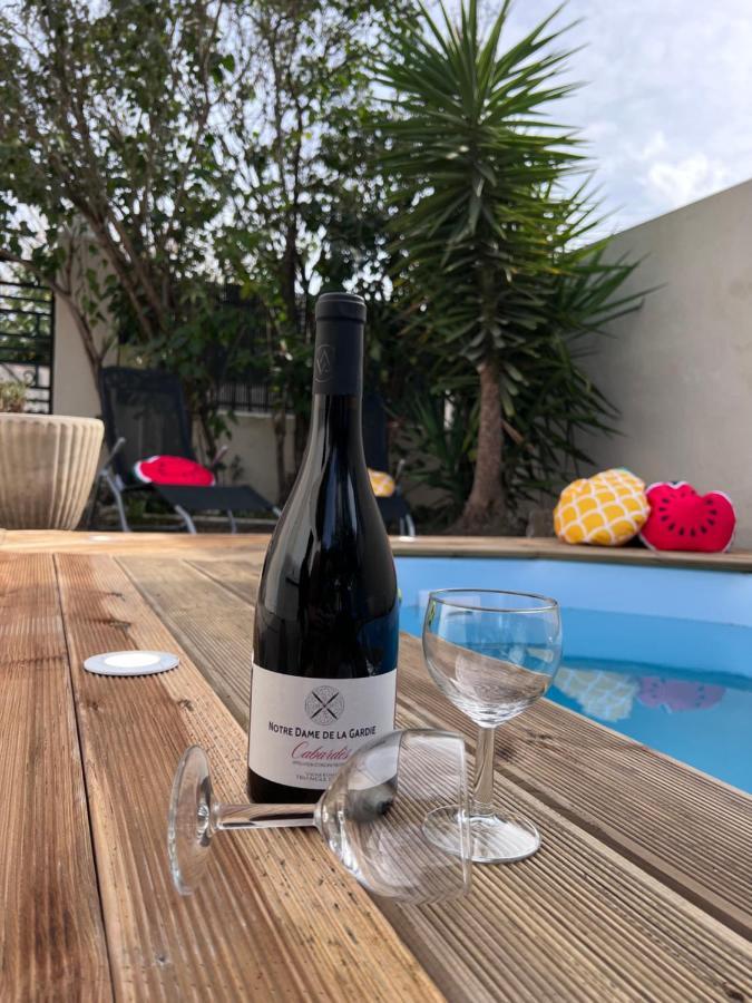 Charmante Maison Climatisee Avec Piscine Au Calme A Carcassonne Eksteriør bilde