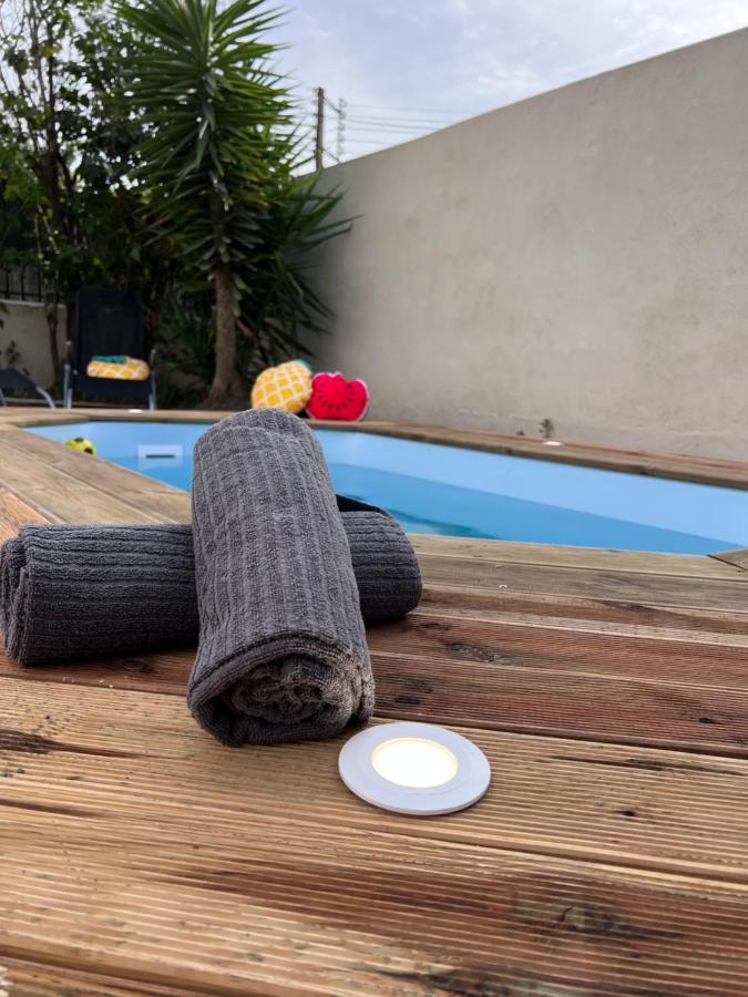 Charmante Maison Climatisee Avec Piscine Au Calme A Carcassonne Eksteriør bilde